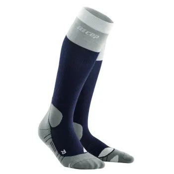 CEP - sosete compresie inalte - Hiking Light merino Socks W - Marine Blue I Grey