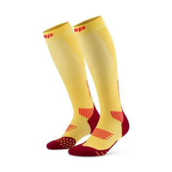 CEP - sosete compresie inalte - run socks tall 5.0 - marigold | burgundy