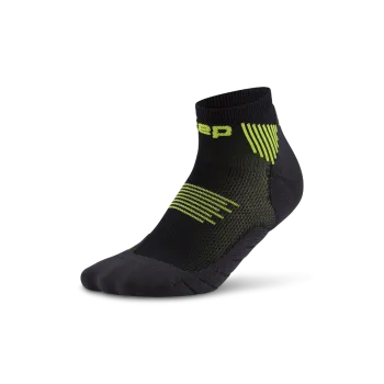 CEP - sosete compresie peste glezna - core run low cut 5.0 - black I lime