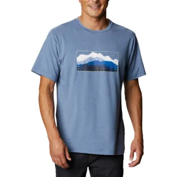 Columbia - Tricou Barbati Columbia Tech Trail Graphic Tee - albastru