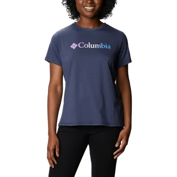 Columbia - Tricou Femei Columbia Sun Trek Ss Graphic Tee - albastru