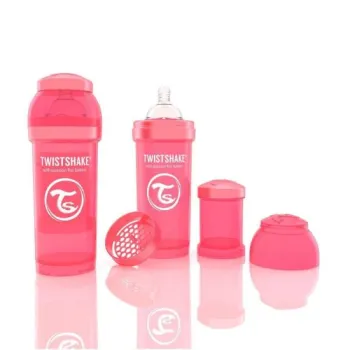 Biberon Anticolici Twistshake 260 Ml - Roz Deschis