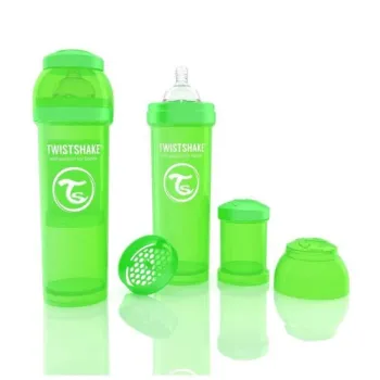 Biberon Anticolici Twistshake 330 Ml - Verde