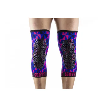 Protectii genunchi Seryt Arlecchino Pink Blue M