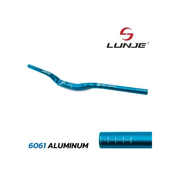 Ghidon 720mm cu rise 25mm negru-albastru