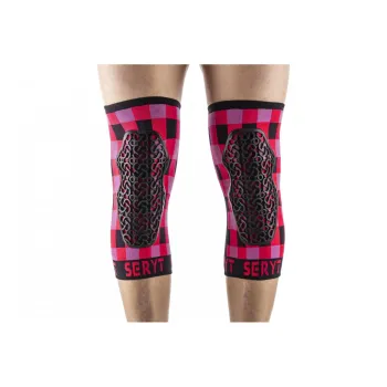 Protectii genunchi Seryt Checker Pink M