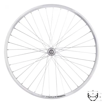Roata spate Force Prime 28 622x21 Argintie 36h