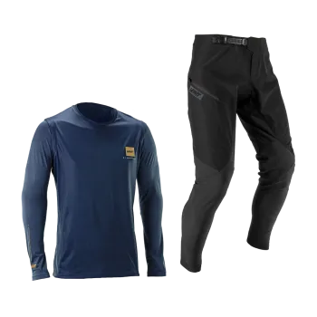 Bluza si Pantaloni Leatt Ride Kit MTB 1.0 Galaxy Blue M