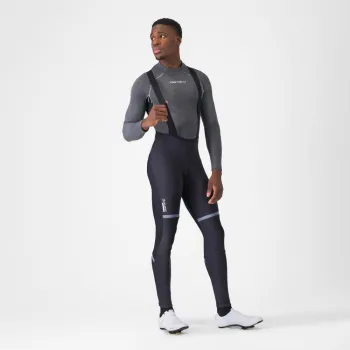 Pantaloni lungi cu bretele Castelli Polare 4 Negri L