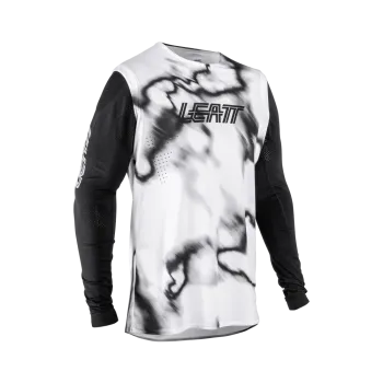 Tricou Leatt MTB Gravity 8.0 Heatmap White L
