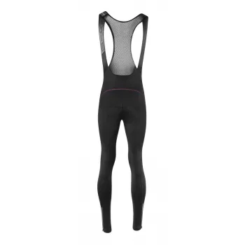 Pantaloni cu bretele si bazon Force Bright negri XL