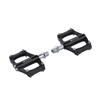 Pedale Force GRIT aluminiu cu rulmenti, negru