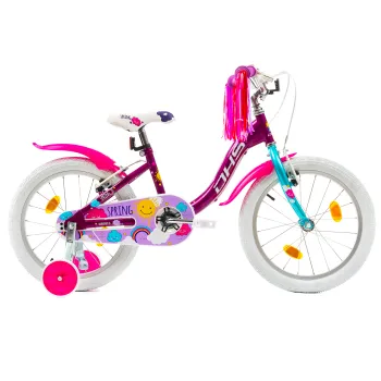 Bicicleta Copii DHS Spring - 18 Inch, Mov Reambalat