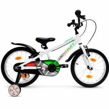 Bicicleta Copii Devron Cosmo - 18 Inch, Argintiu, Reambalat