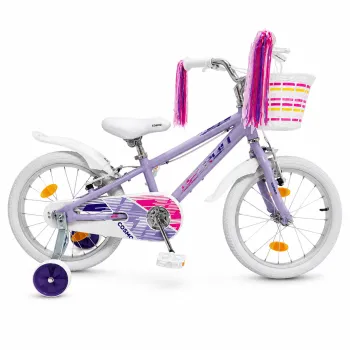 Bicicleta Copii Devron Cosmo - 18 Inch, Mov, Reambalat
