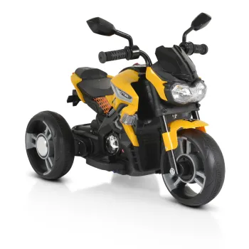 Motocicleta electrica pentru copii Moni BO Colombo, Galben