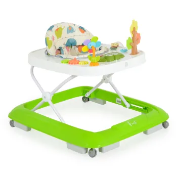 Premergator pentru bebelusi Moni Forest, centru de activitati, inaltime reglabila, Verde