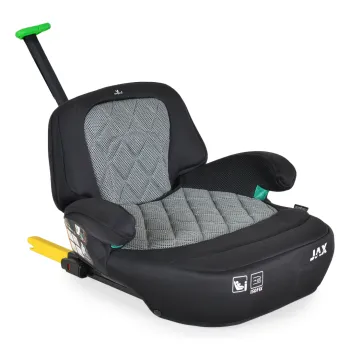 Scaun auto copii Cangaroo Jax 125-150 cm, 6-12 ani, siguranta si confort in masina, Gri/Negru