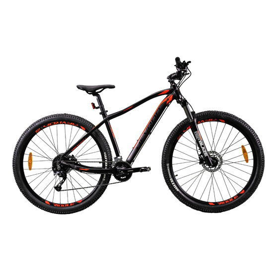 Bicicleta Mtb Devron Riddle 2023 RM2.9 - 29 Inch, M, Negru-Rosu, Culoare produs: Negru/Rosu, Marime produs: M