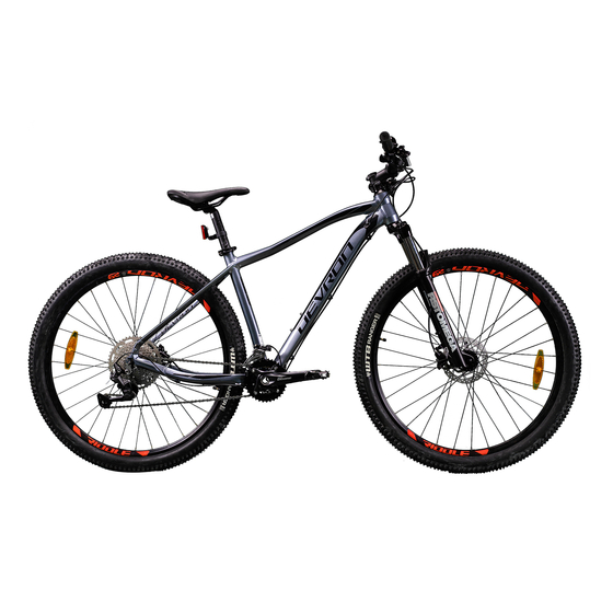 Bicicleta Mtb Devron Riddle 2023 RM3.9 - 29 Inch, L, Gri, Culoare produs: Gri, Marime produs: L