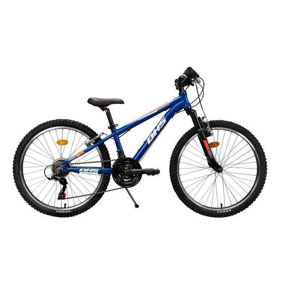 Bicicleta Mtb Dhs Terrana 2623 - 26 Inch, S, Albastru, Culoare produs: Albastru, Marime produs: S