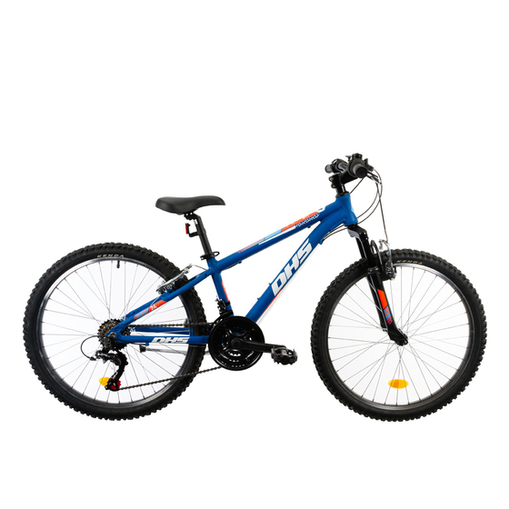 Bicicleta Copii Dhs Terrana 2423 - 24 Inch, Albastru, Culoare produs: Albastru