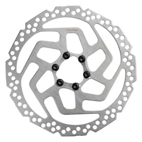 Rotor Disc Shimano Rt26-M - 180 Mm, Argintiu