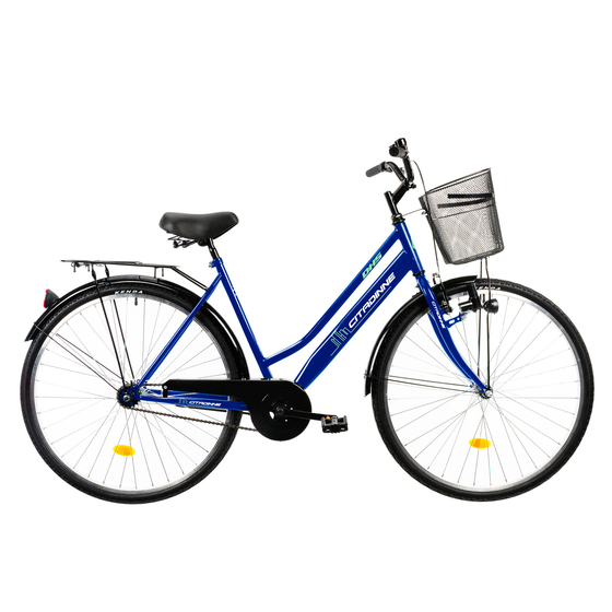 Bicicleta Oras Dhs Citadinne 2812 - 28 Inch, L, Albastru, Culoare produs: Albastru