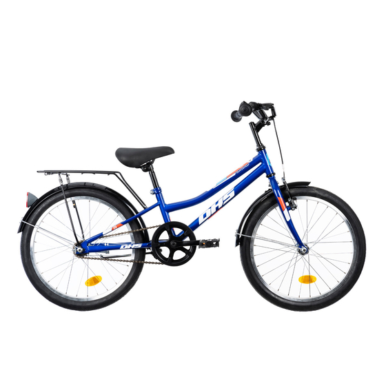 Bicicleta Copii Dhs 2001 - 20 Inch, Albastru, Culoare produs: Albastru