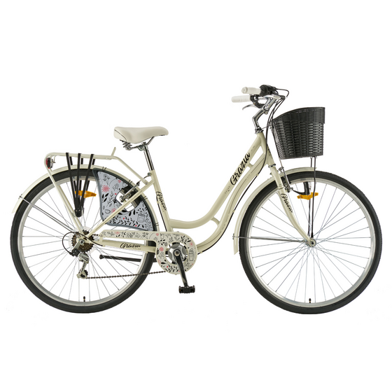 Bicicleta Oras Polar Grazia 6s - 28 inch, M, Alb, Culoare produs: Alb, Marime produs: M