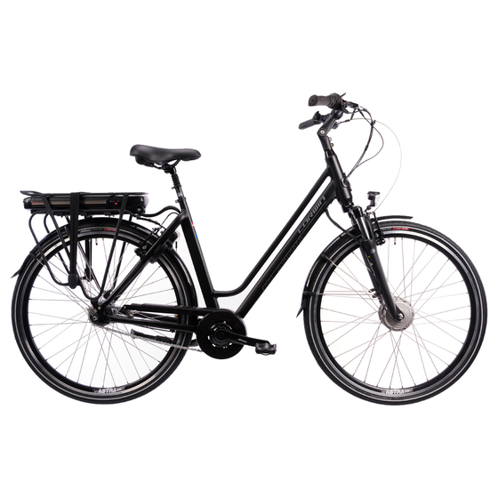 Bicicleta Electrica Corwin 28322 - 28 Inch, 490 mm, Negru, Culoare produs: Negru, Marime produs: L