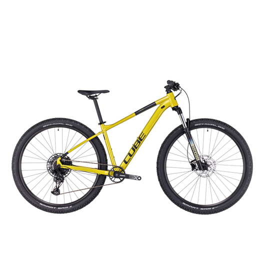 Bicicleta Mtb Cube Analog 2023 - 29 Inch, L, Galben-Negru, Culoare produs: Galben/Negru, Marime produs: L, Varianta produs: 29 inch