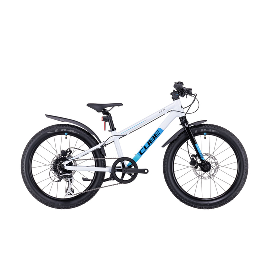 BICICLETA COPII CUBE ACID 200 DISC ALLROAD White Blue 2023 roti 20"