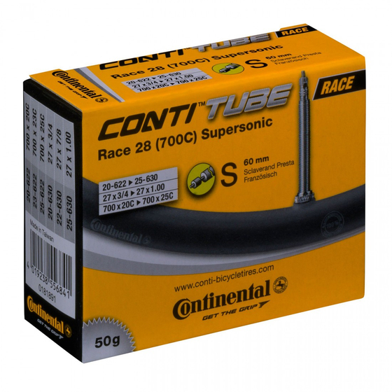 Camera Continental Race 28 Supersonic 20/25-622/630 27x3/4-1.0 S60
