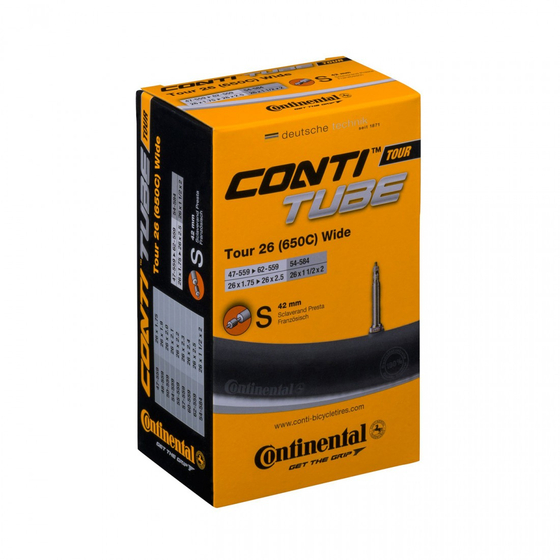 Camera Continental Tour 26 Wide 47/62-559 26x1.75-2.5 S42