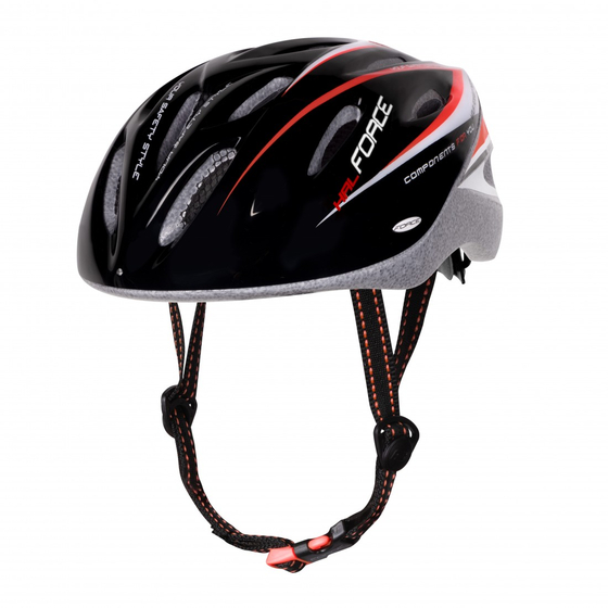 Casca Force Hal Black/Red/White XS-S (48-54 cm)