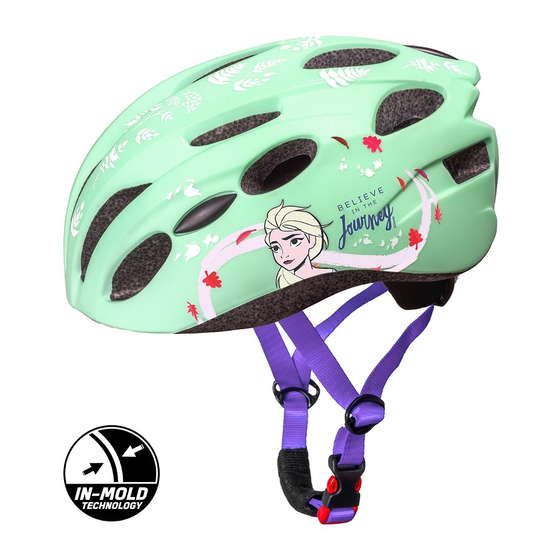 Casca copii Seven In Mold Bike Helmet Frozen 2 verde M (52-56 cm)