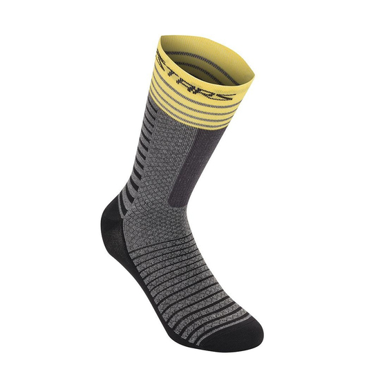 Sosete Alpinestars Drop Socks 19 Mid Gray/Yellow L