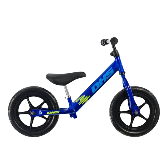Bicicleta fara pedale DHS RIDE-ON Albastru, kit ski inclus, Culoare produs: Albastru