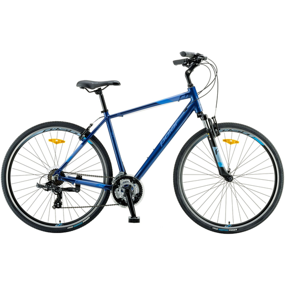 Bicicleta Trekking Polar Helix 2023 - 28 Inch, L, Albastru, Marime produs: L