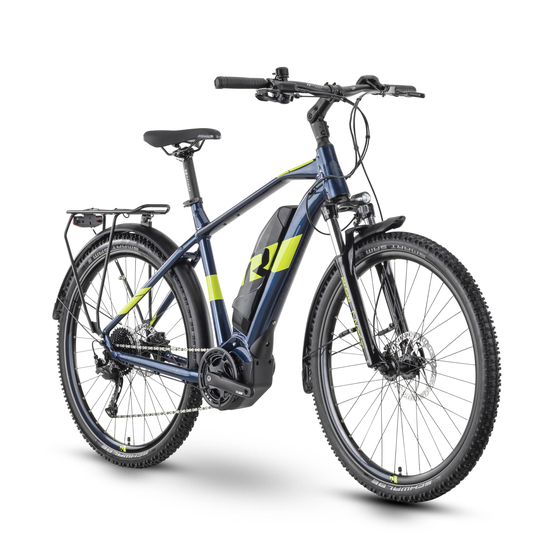 Bicicleta Electrica Oras Raymon CrossRay E 3.0 - 27.5 Inch, XL, Albastru - T350