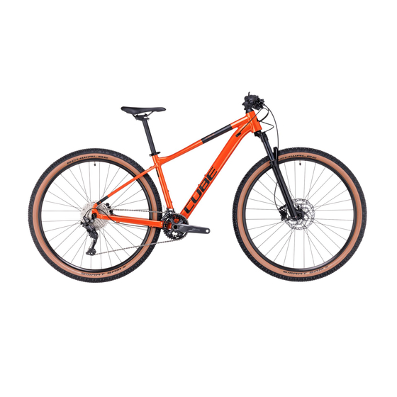 Bicicleta Mtb Cube Attention 2023 - 29 Inch, XL, Portocaliu-Negru, Reambalat