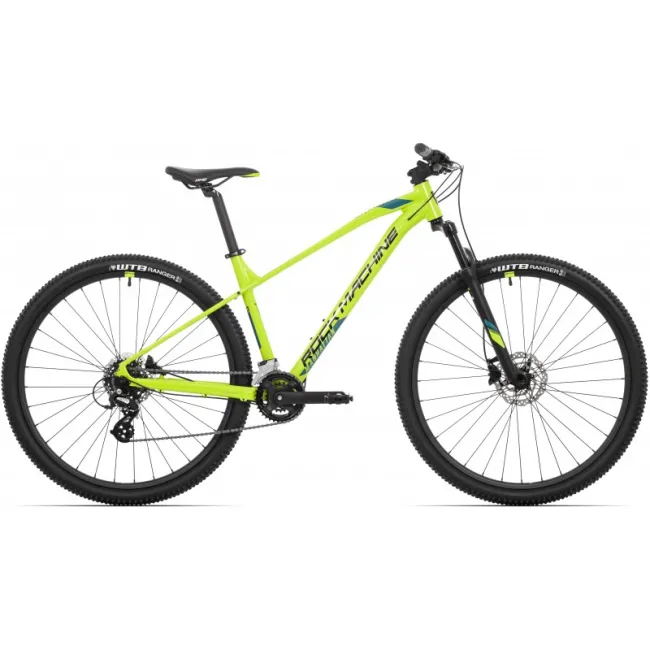 Bicicleta Mtb Rock Machine Manhattan 40-29 - 29 Inch, M, Galben Neon-Albastru