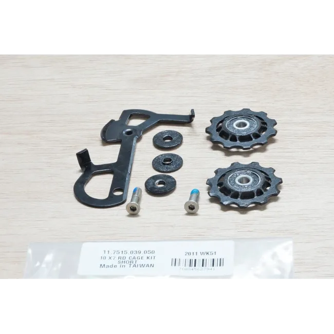 2010 X7 Rear Derailleur Cage Kit Short - Silver