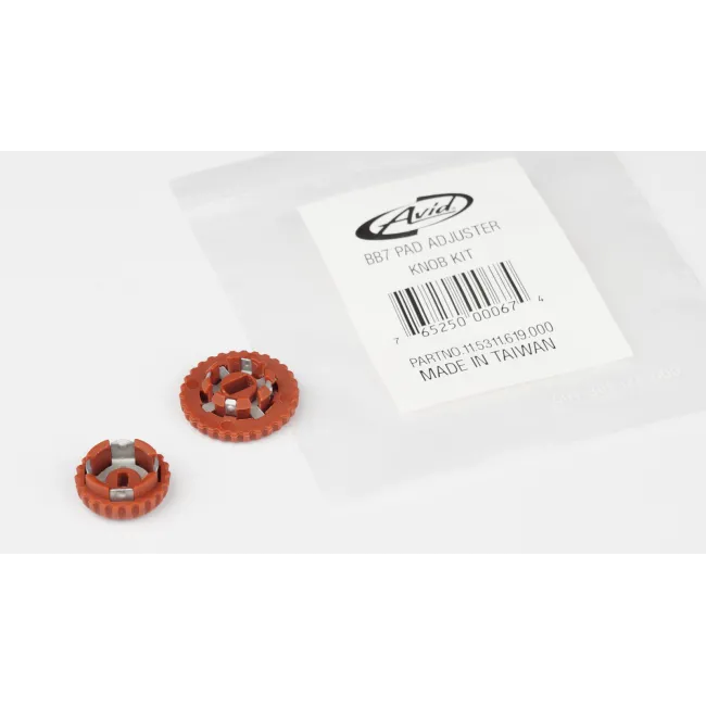 Bb7 Pad Adjuster Knob Kit - Orange