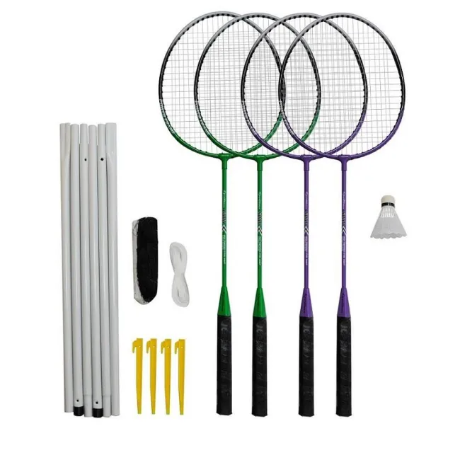 Set 4 Rachete Badminton