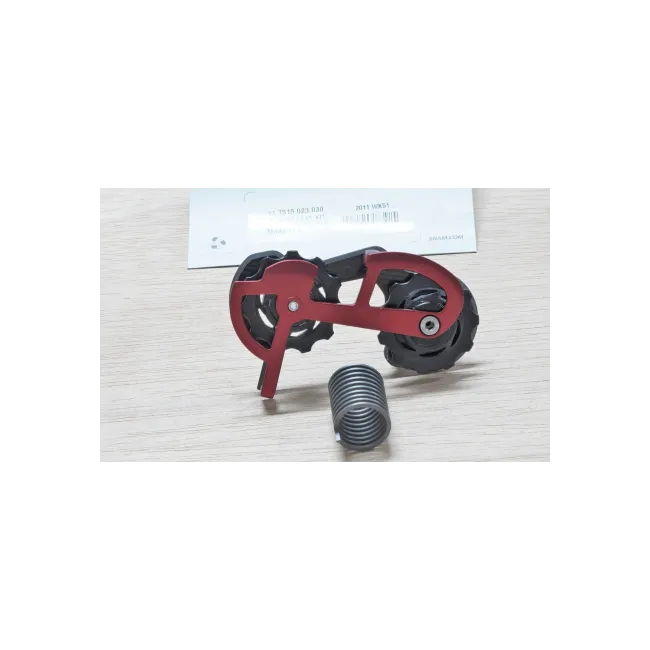 Select X0 Rear Derailleur Cage Kit Carbon - Short, Red