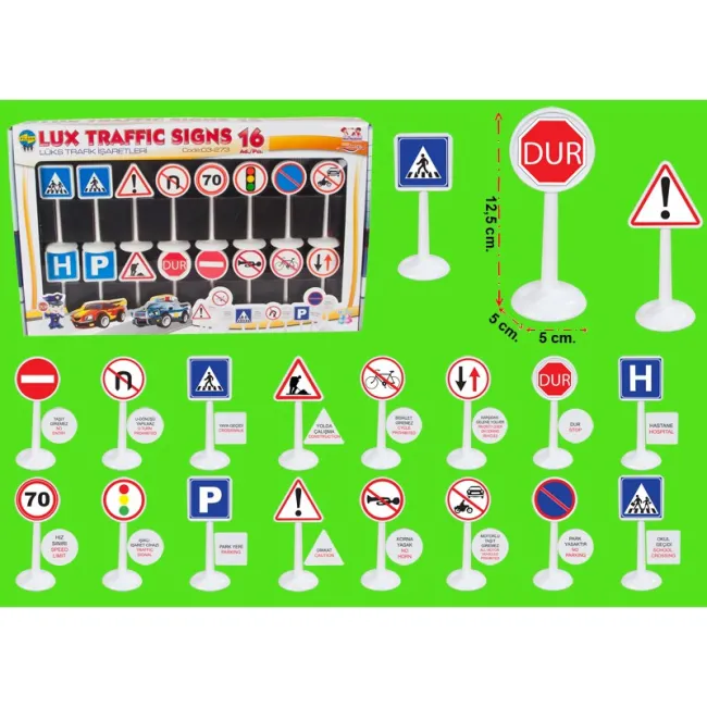 Set 16 Semne de circulatie mini