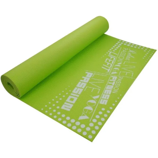 Covoras gimnastica SLIMFIT 173 x 61 x 0.4 cm verde
