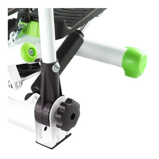 Stepper cu manere HMS S3085, alb-verde